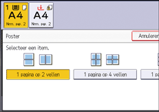 Afbeelding van bedieningspaneel