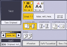 Afbeelding van bedieningspaneel