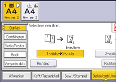 Afbeelding van bedieningspaneel