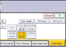 Afbeelding van bedieningspaneel