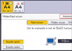 Afbeelding van bedieningspaneel