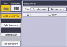 Afbeelding van bedieningspaneel