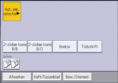 Afbeelding van bedieningspaneel