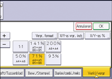 Afbeelding van bedieningspaneel