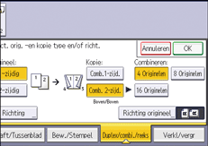 Afbeelding van bedieningspaneel