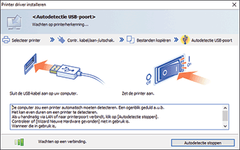 Illustratie stuurprogrammascherm
