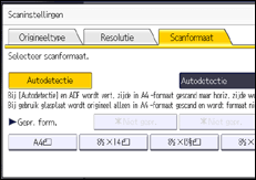 Afbeelding van bedieningspaneel