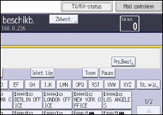 Afbeelding van bedieningspaneel