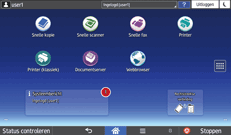 Afbeelding van bedieningspaneel