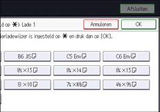 Afbeelding van bedieningspaneel