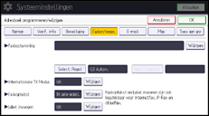 Afbeelding van bedieningspaneel
