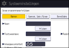 Afbeelding van bedieningspaneel
