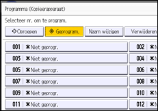Afbeelding van bedieningspaneel