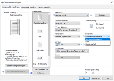 Illustratie stuurprogrammascherm