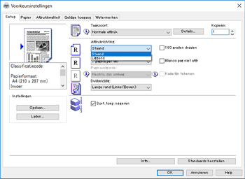 Illustratie stuurprogrammascherm