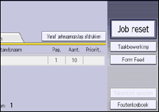 Afbeelding van bedieningspaneel