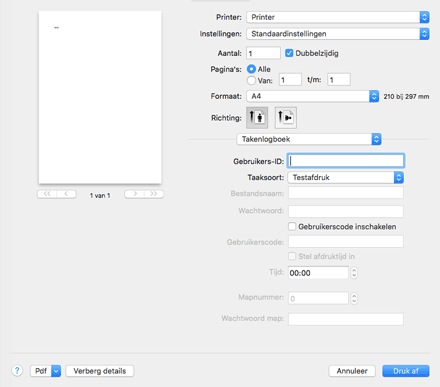 Illustratie stuurprogrammascherm