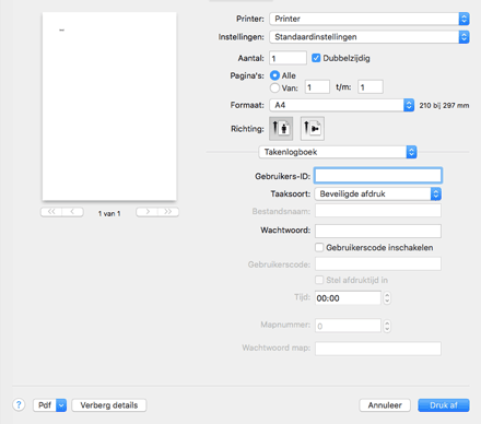 Illustratie stuurprogrammascherm