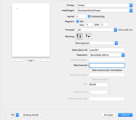 Illustratie stuurprogrammascherm