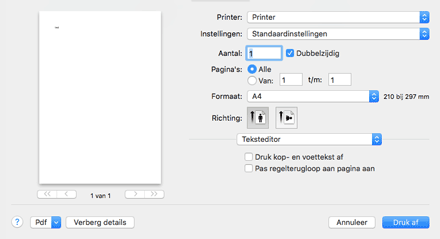 Illustratie stuurprogrammascherm