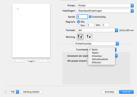 Illustratie stuurprogrammascherm