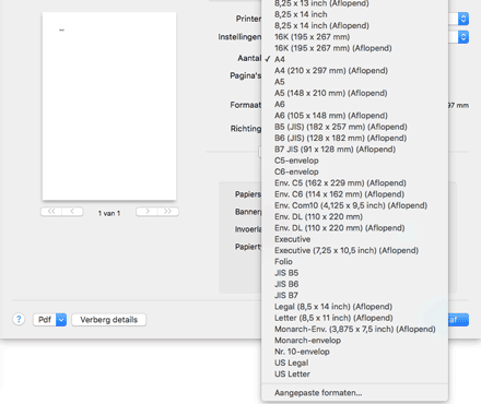 Illustratie stuurprogrammascherm