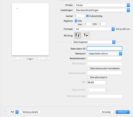Illustratie stuurprogrammascherm
