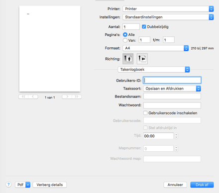 Illustratie stuurprogrammascherm