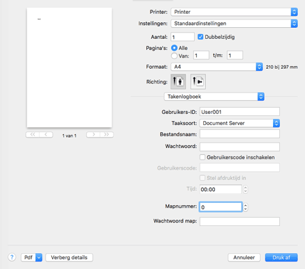Illustratie stuurprogrammascherm
