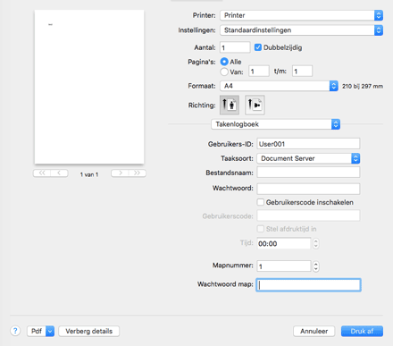Illustratie stuurprogrammascherm