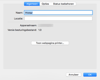 Illustratie stuurprogrammascherm