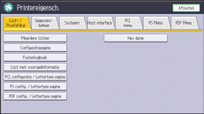 Afbeelding van bedieningspaneel