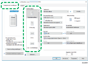 Illustratie stuurprogrammascherm