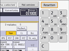 Afbeelding van bedieningspaneel