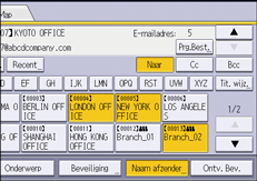 Afbeelding van bedieningspaneel