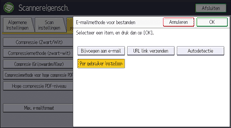 Afbeelding van bedieningspaneel