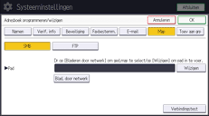 Afbeelding van bedieningspaneel