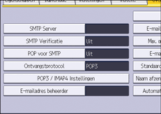 Afbeelding van bedieningspaneel