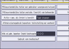 Afbeelding van bedieningspaneel