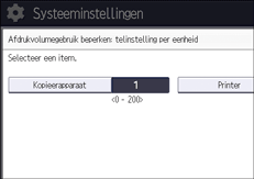 Afbeelding van bedieningspaneel