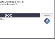 Afbeelding van bedieningspaneel