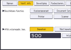 Afbeelding van bedieningspaneel