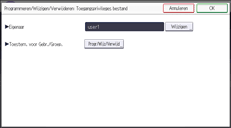 Afbeelding van bedieningspaneel