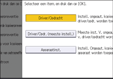 Afbeelding van bedieningspaneel