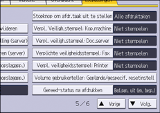 Afbeelding van bedieningspaneel
