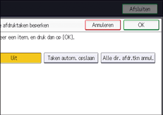 Afbeelding van bedieningspaneel