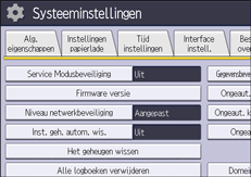 Afbeelding van bedieningspaneel