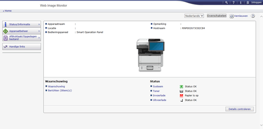 Afbeelding internetbrowserscherm