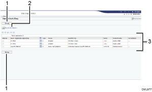 Schermafbeelding van internetbrowser (afbeelding met genummerde items)