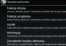 Ilustracja ekranu panela operacyjnego